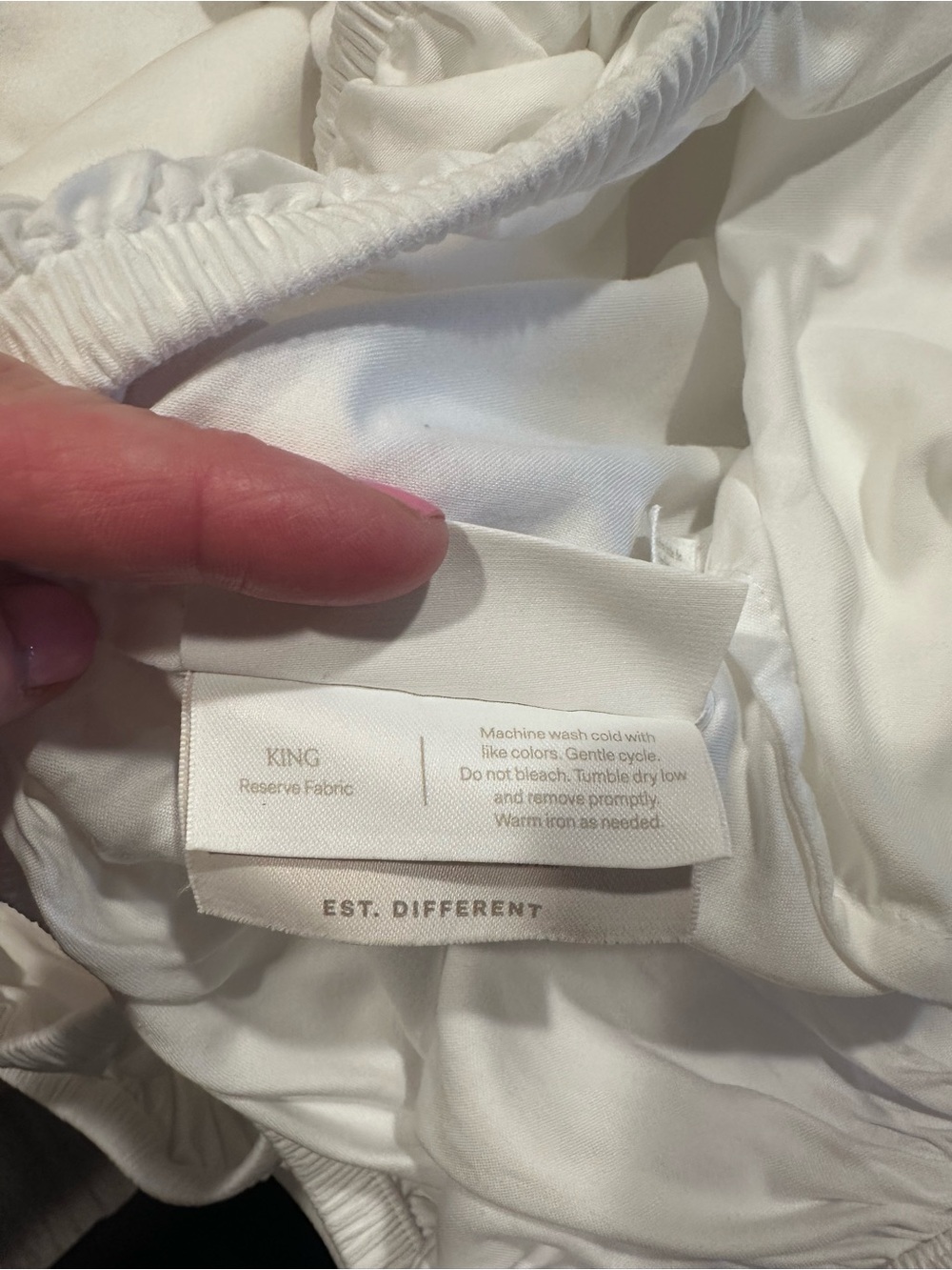 BOLL & BRANCH Reserve sheet set - KING - Picture 7 of 11